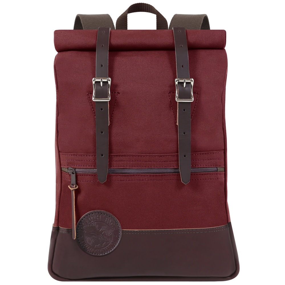 Duluth Pack Deluxe Roll-Top Scout Backpack – Burgundy - Ascmtools