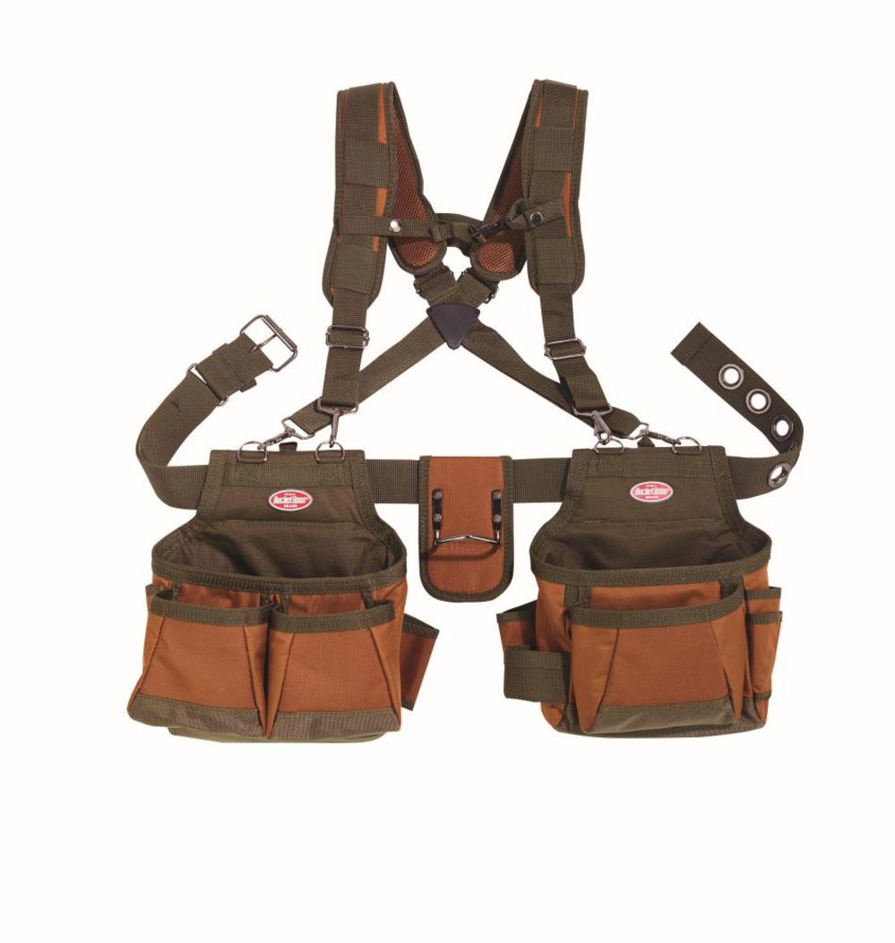 Bucket Boss AirliftTool Belt with Suspenders - Ascmtools