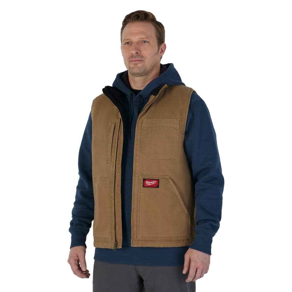Milwaukee Midweight Pullover Hoodie Brown Large - Ascmtools