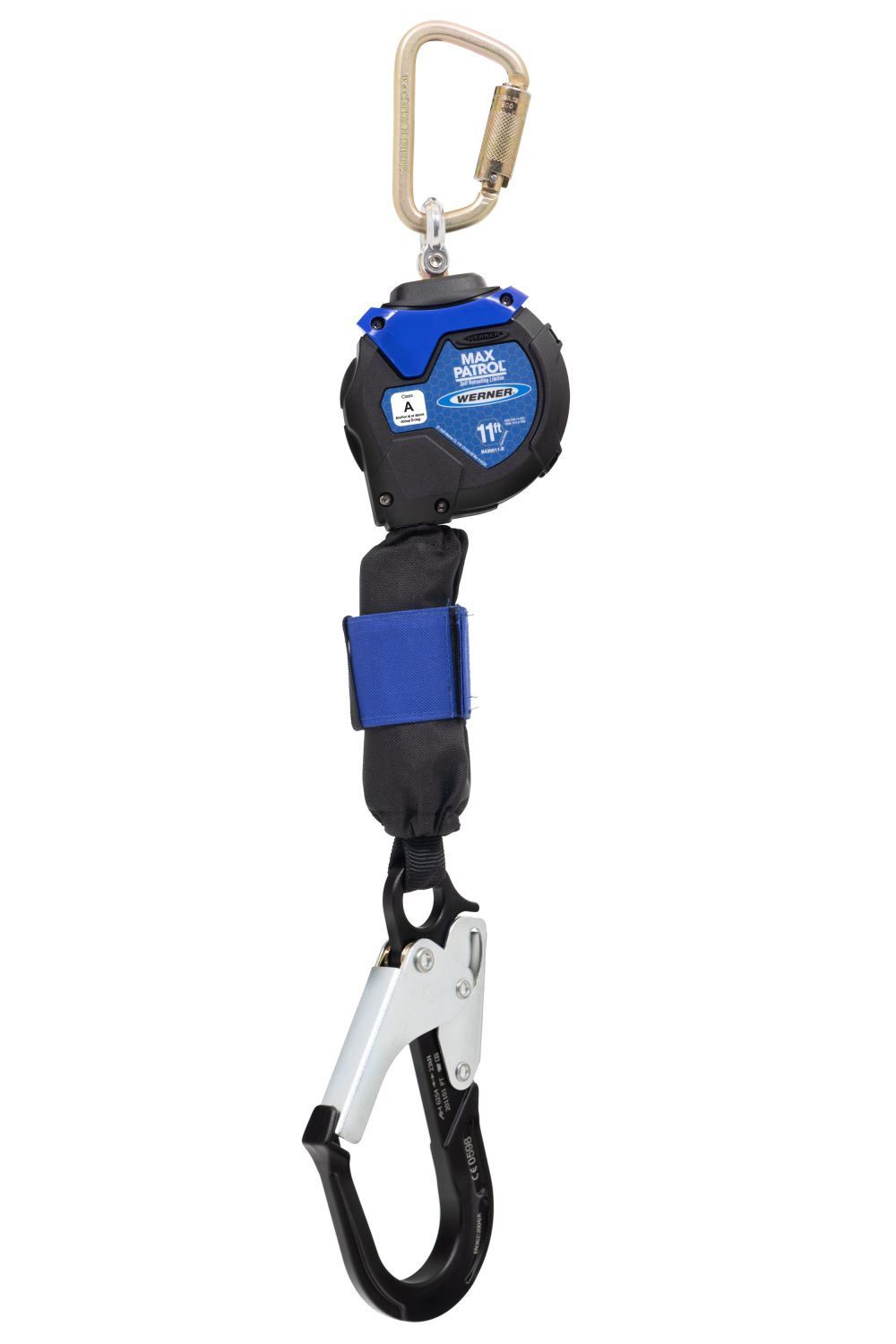 11 Ft Max Patrol Self-Retracting Lifeline with Aluminum Rebar - Ascmtools