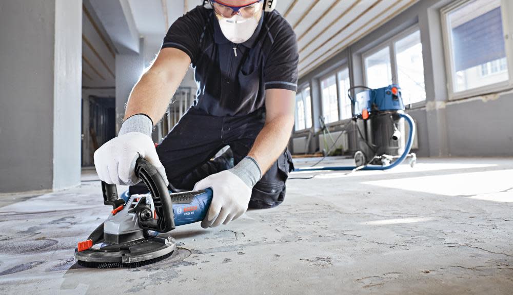 Bosch 5 In. Concrete Surfacing Grinder with Dedicated Dust-Collection Shroud - Ascmtools