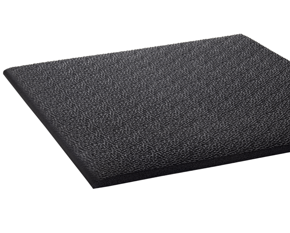 Crown Mats 2′ x 5′ Tuff-Spun 411 Anti-Fatigue Mat – Black Pebble - Ascmtools