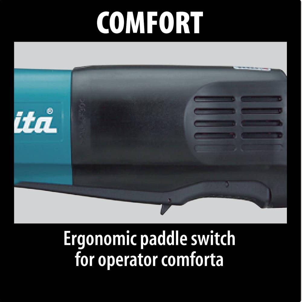 Makita 5″ SJS High-Power Paddle Switch Angle Grinder - Ascmtools