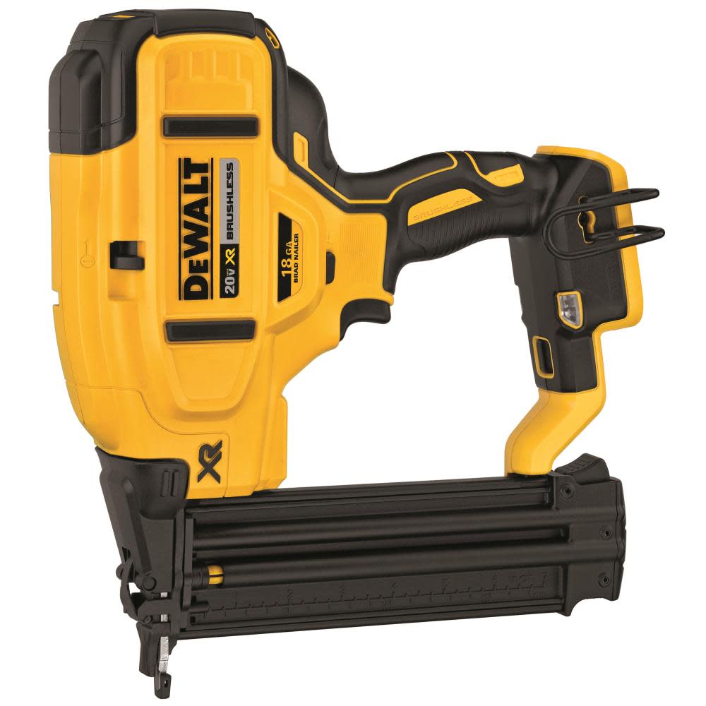 DEWALT 20 V MAX* XR 18 Gauge Brad Nailer – Tool Only - Ascmtools