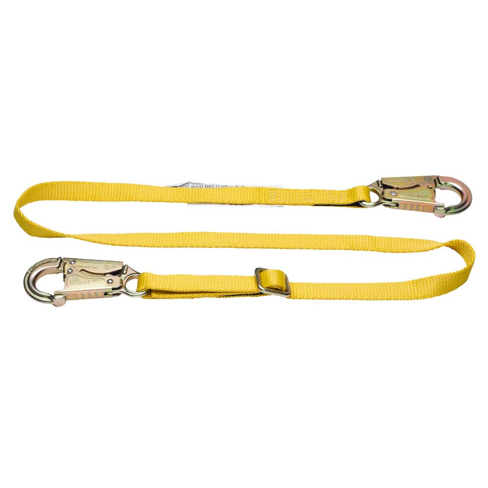Werner 6ft Web Positioning Adjustable Lanyard (1in Web Snap Hook) Fall Protection Equipment - Ascmtools