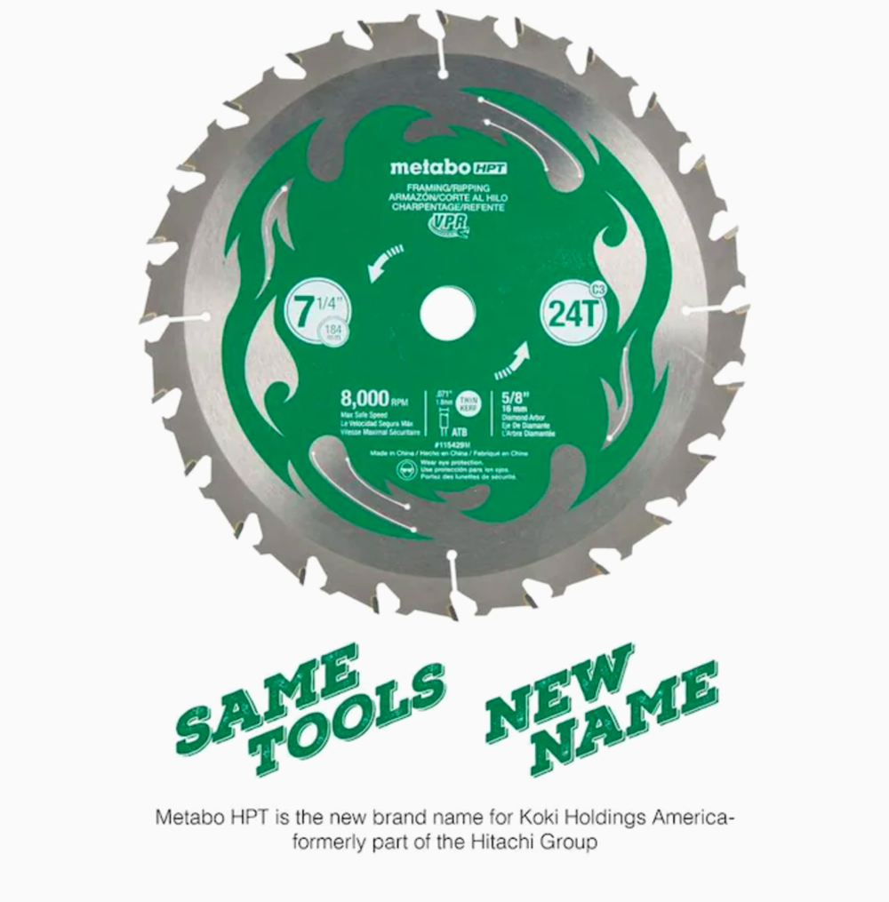 Metabo HPT Viper Saw Blade 71/4″ - Ascmtools