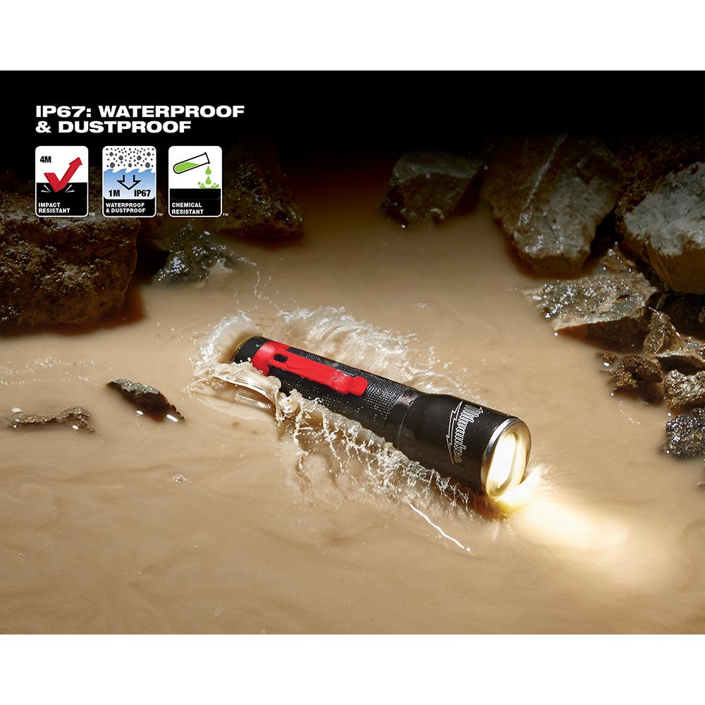Milwaukee 325-Lumen LED Focusing Flashlight - Ascmtools