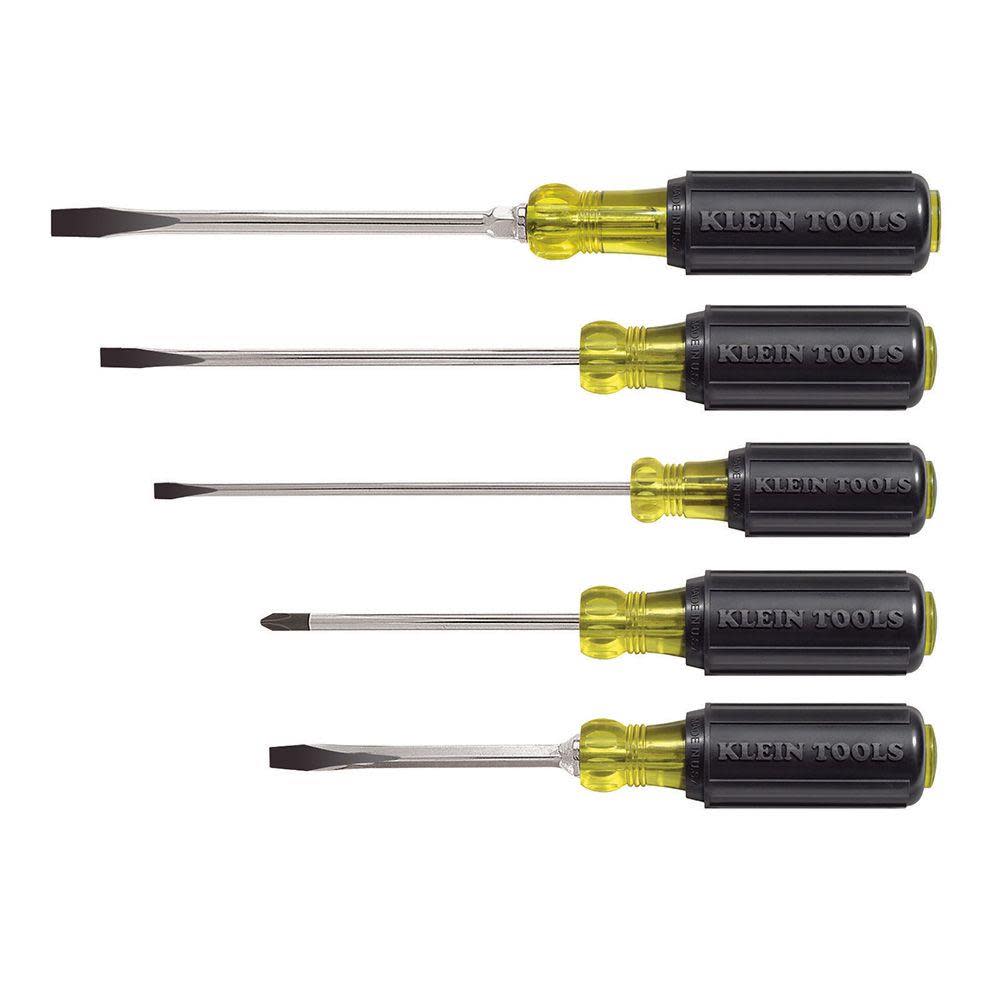 Klein Tools Cushion-Grip Screwdriver Set 5 Pc - Ascmtools
