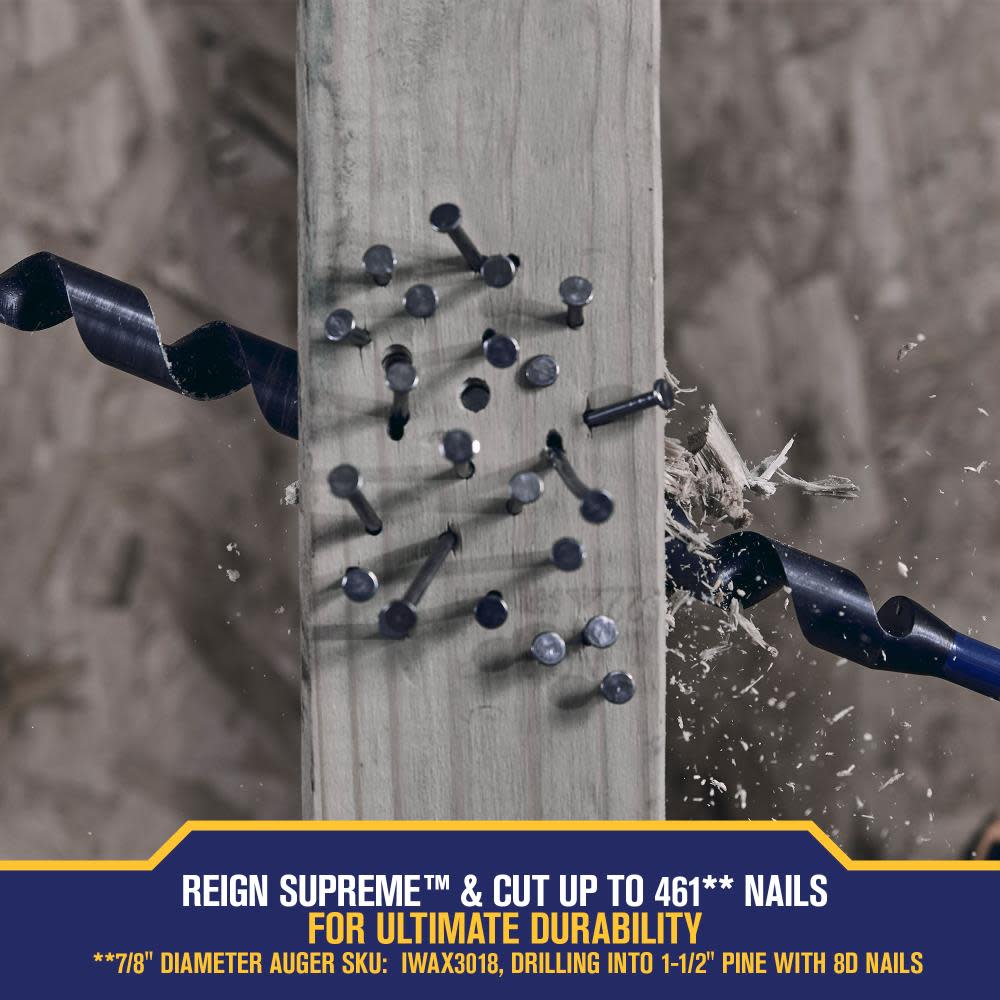 Irwin SPEEDBOR SUPREME Auger Bit 1″ X 7 1/2″ - Ascmtools