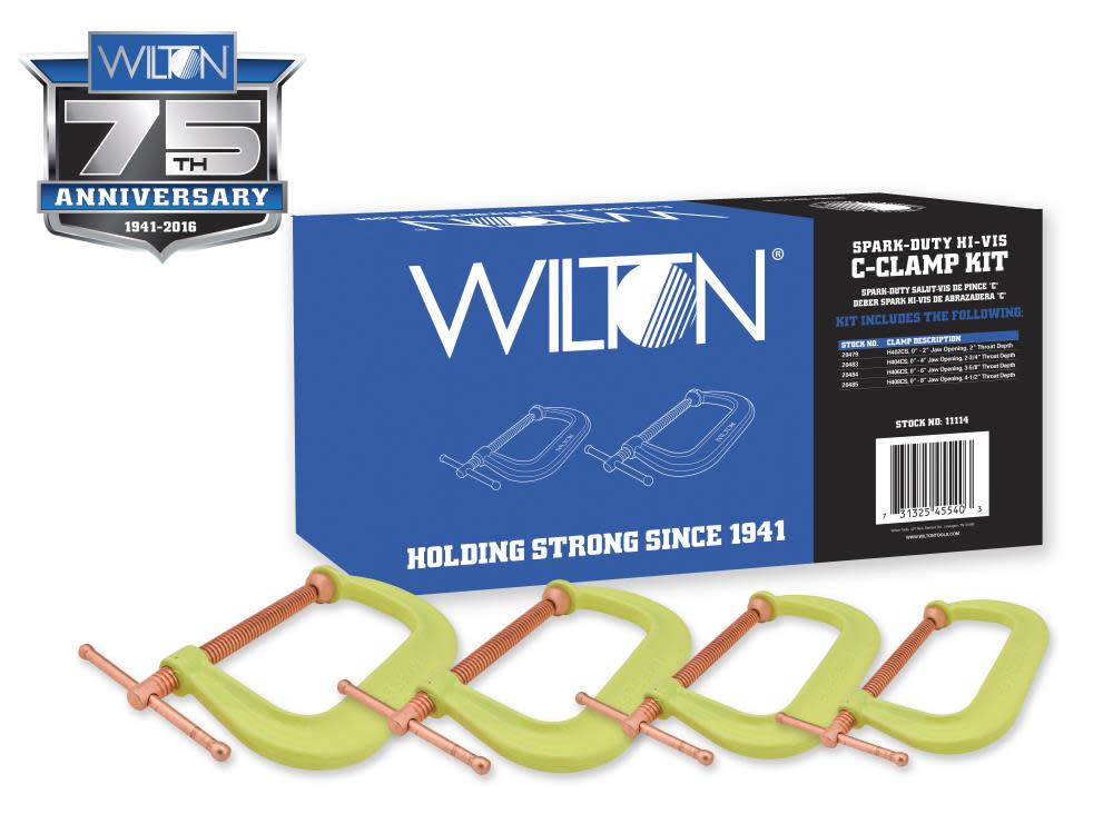 Wilton Spark Duty 400CS C Clamp Hi Vis Kit - Ascmtools