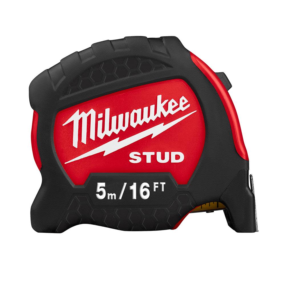 Milwaukee 5m/16ft Gen II STUD Tape Measure - Ascmtools
