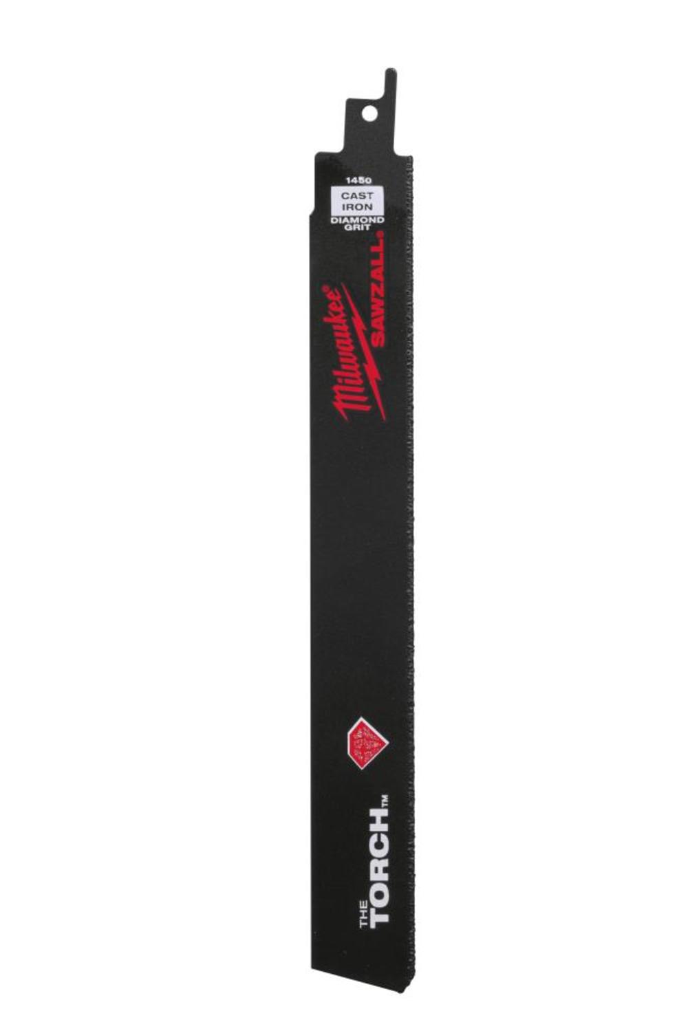 Milwaukee 9 in. Diamond Grit the Torch SAWZALL Blade - Ascmtools
