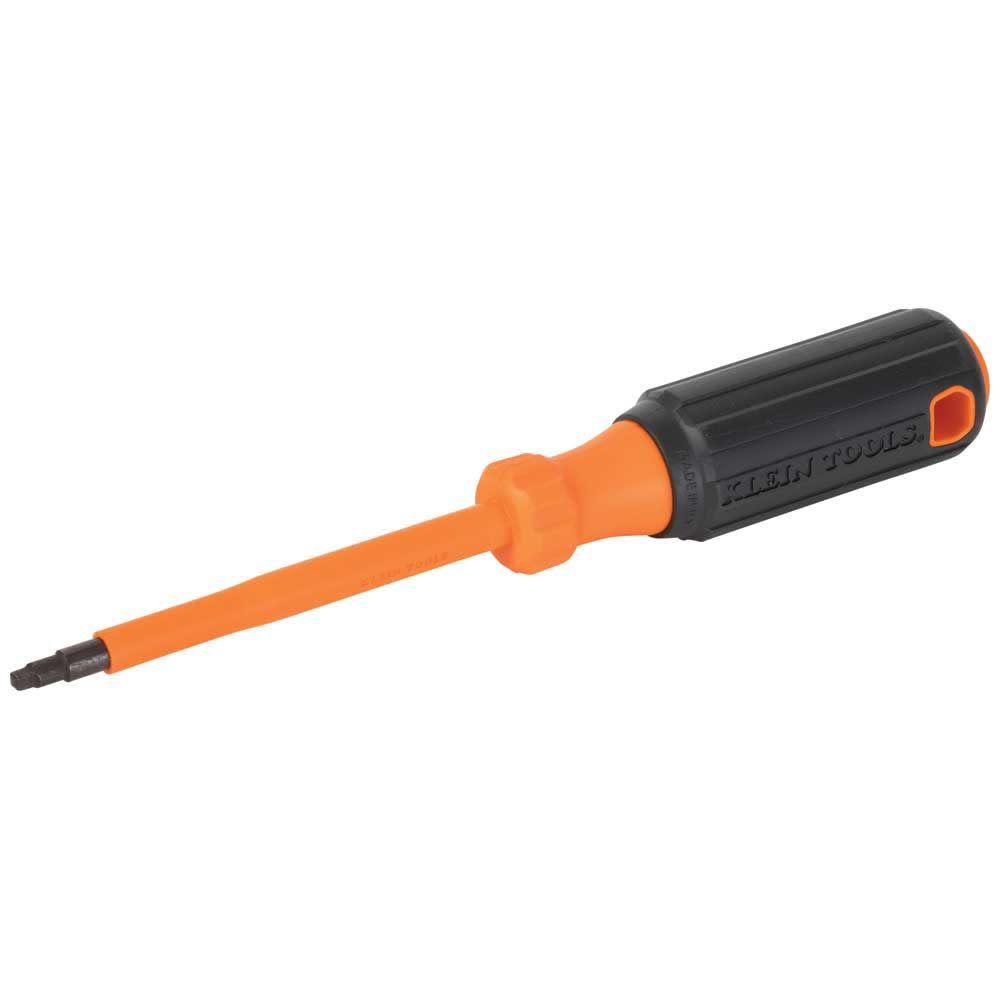 Klein Tools 4 in. Insulated Driver #2 Sq Tip - Ascmtools