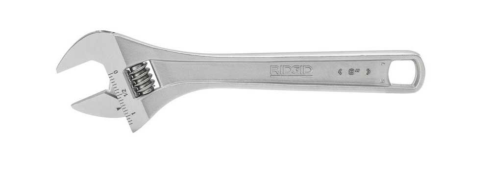 Ridgid 8In Adjustable Wrench - Ascmtools
