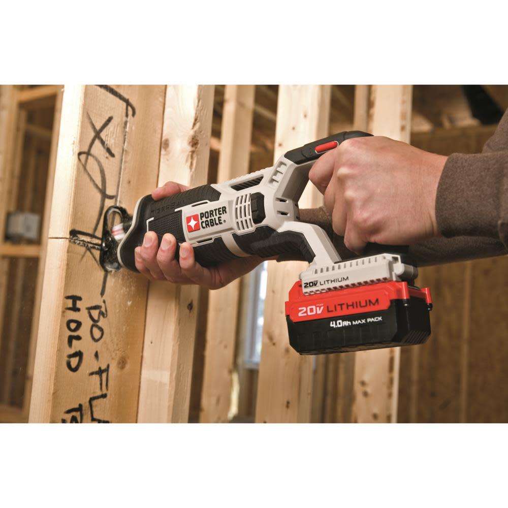 Porter Cable 20-volt Variable Speed Cordless Reciprocating Saw (Bare Tool) - Ascmtools