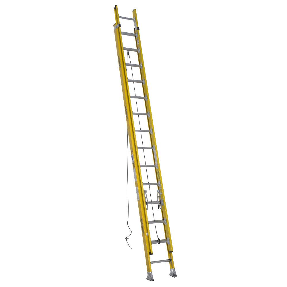 Werner 28 Ft. Type IAA Fiberglass Extension Ladder - Ascmtools