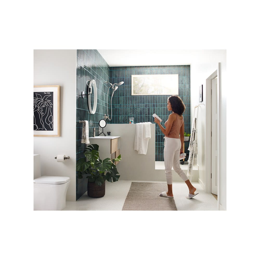Moen Chrome Aromatherapy Combination Shower with INLY Capsules - Ascmtools