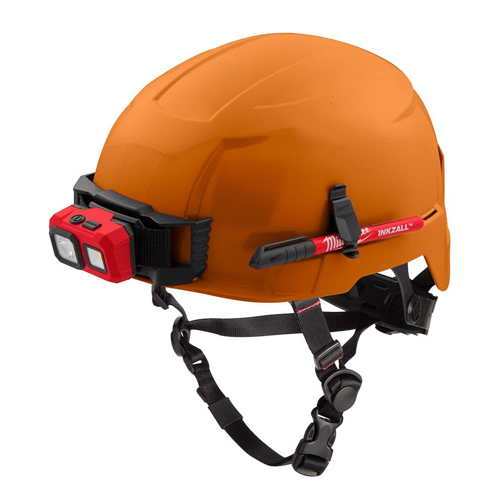 Milwaukee Orange Helmet with BOLT Class E - Ascmtools