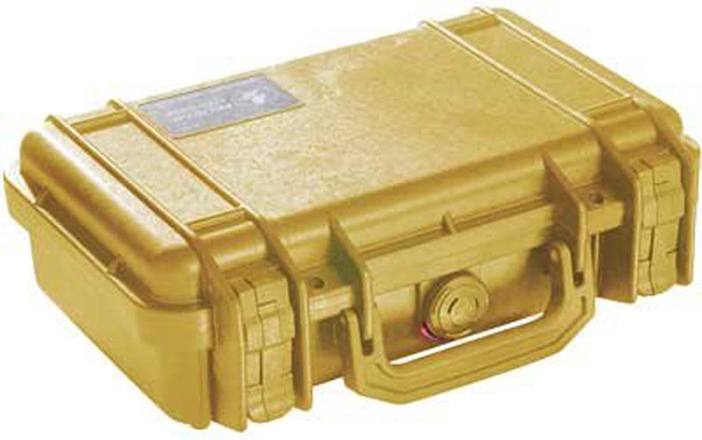 Pelican 1170 Yellow Hard Case 10.54In x 6.04In x 3.16In ID - Ascmtools