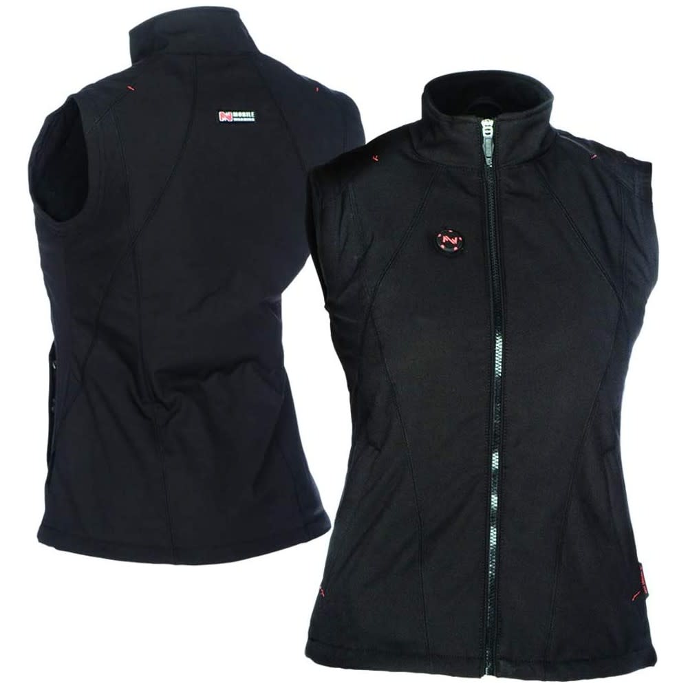 Mobile Warming Dual Power Vest Womens 12V Black Small - Ascmtools