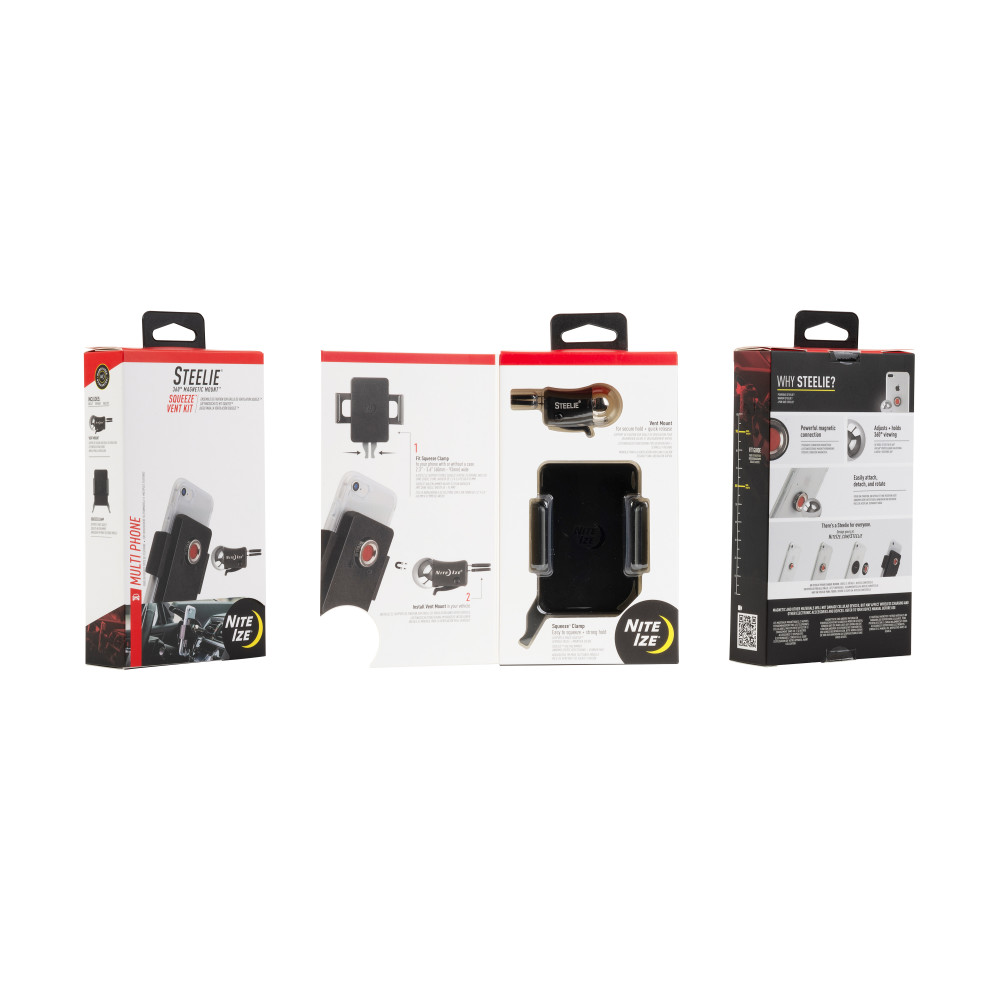 Nite Ize Steelie Squeeze Vent Kit - Ascmtools