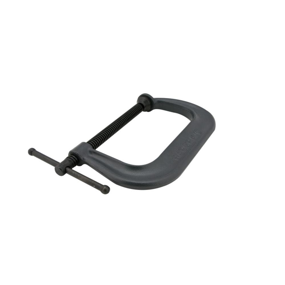 Wilton 8 In. Open 4-1/2 In. Throat 400Sr Drop Forged Extra Deep Throat C-Clamp - Ascmtools