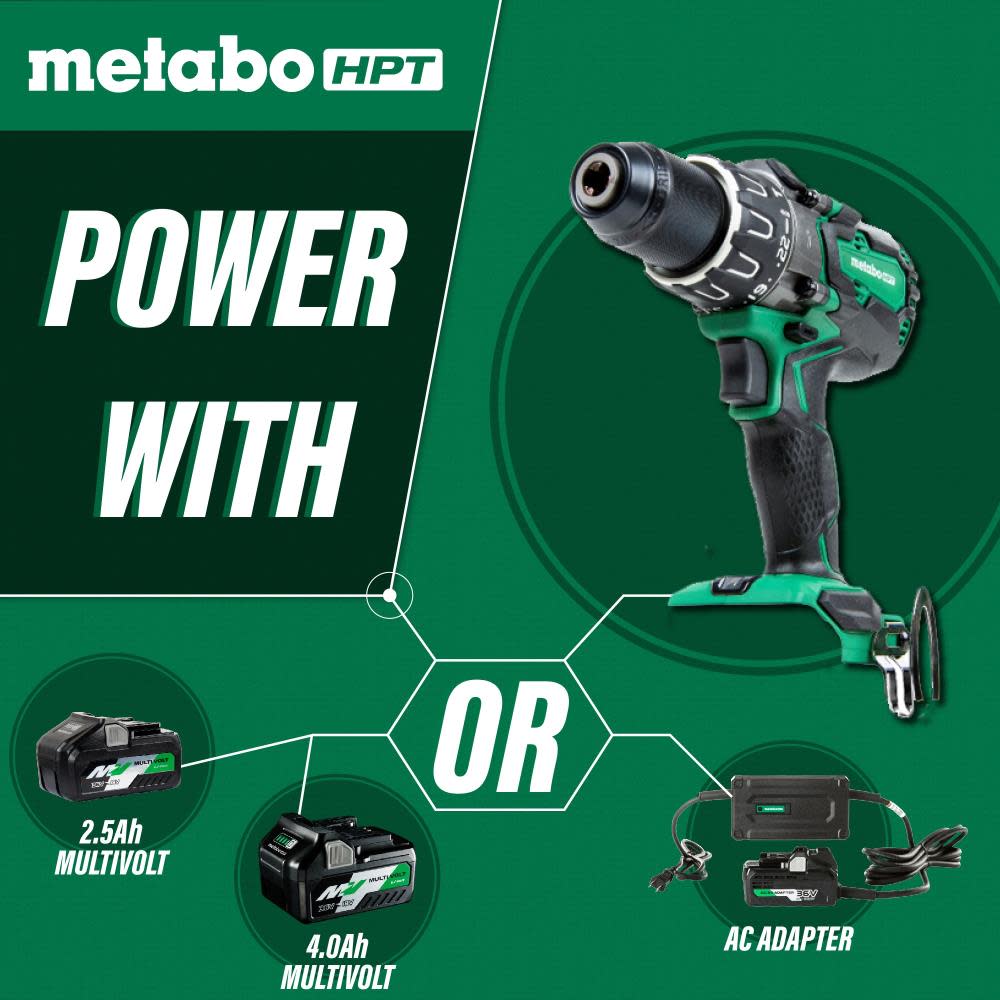 Metabo HPT 36V MV Hammer Drill Kit - Ascmtools