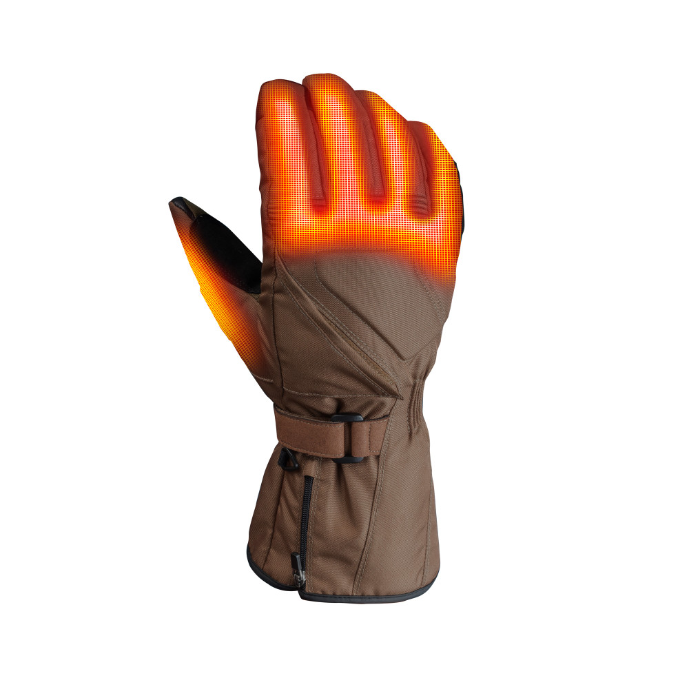 Mobile Warming Desert Storm Heated Gloves Unisex 7.4 Volt Coyote XS - Ascmtools