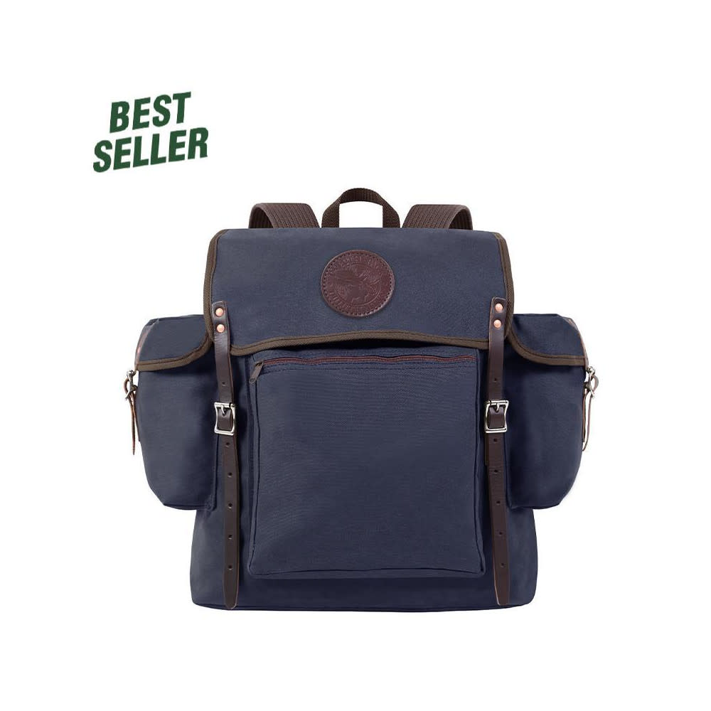 Duluth Pack 32 Liter Capacity Navy Canvas Rambler Backpack - Ascmtools