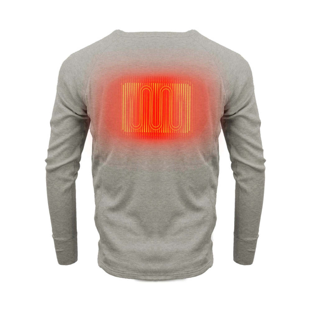 Mobile Warming 7.4V Thermick 2.0 Heated Shirt Mens Gray XL - Ascmtools