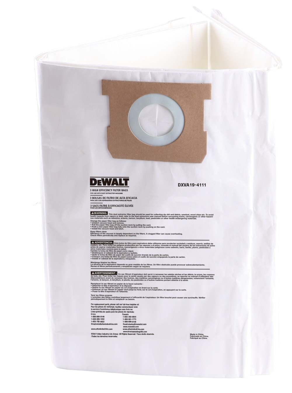 DEWALT Fine Dust Bag 6 10 Gallon 3 bags - Ascmtools
