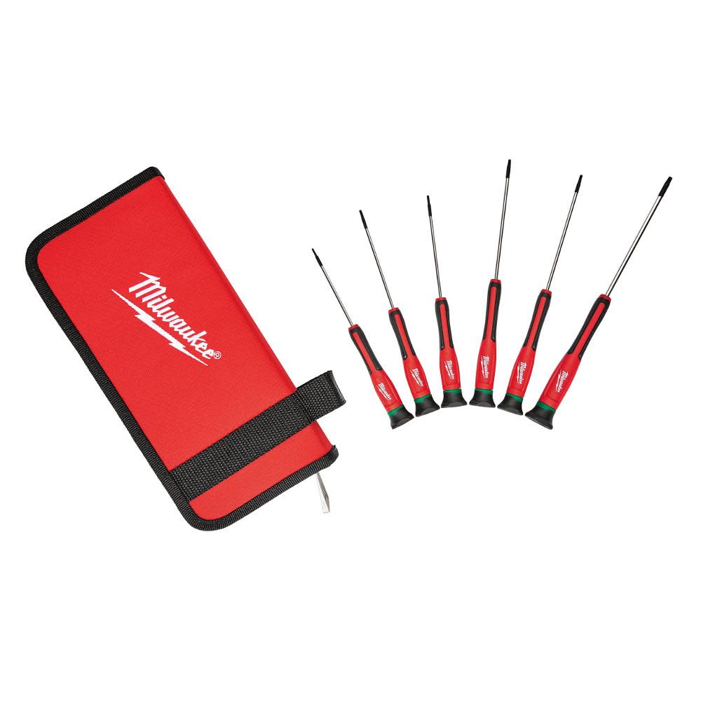 Milwaukee 6 pc. Torx Precision Screwdriver Set with Case - Ascmtools