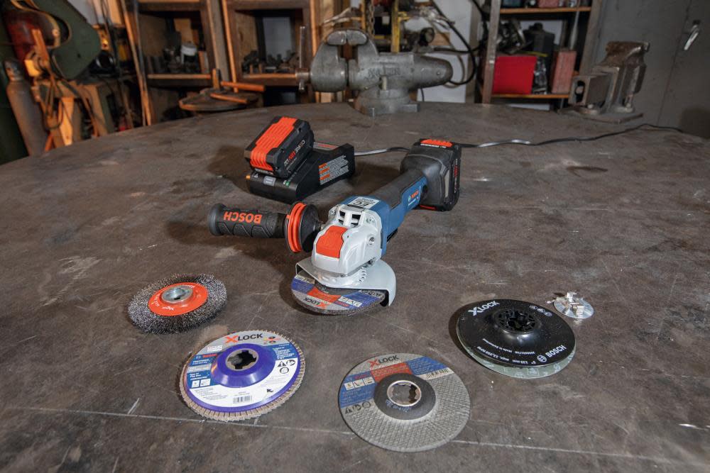 Bosch X LOCK Arbor Type 29 40 Grit Flap Disc 6″ - Ascmtools