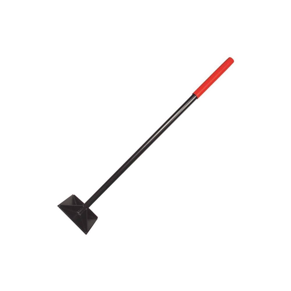 Razorback 8″ x 8″ Steel Tamper with 43.5″ Ergonomic Grip Handle - Ascmtools