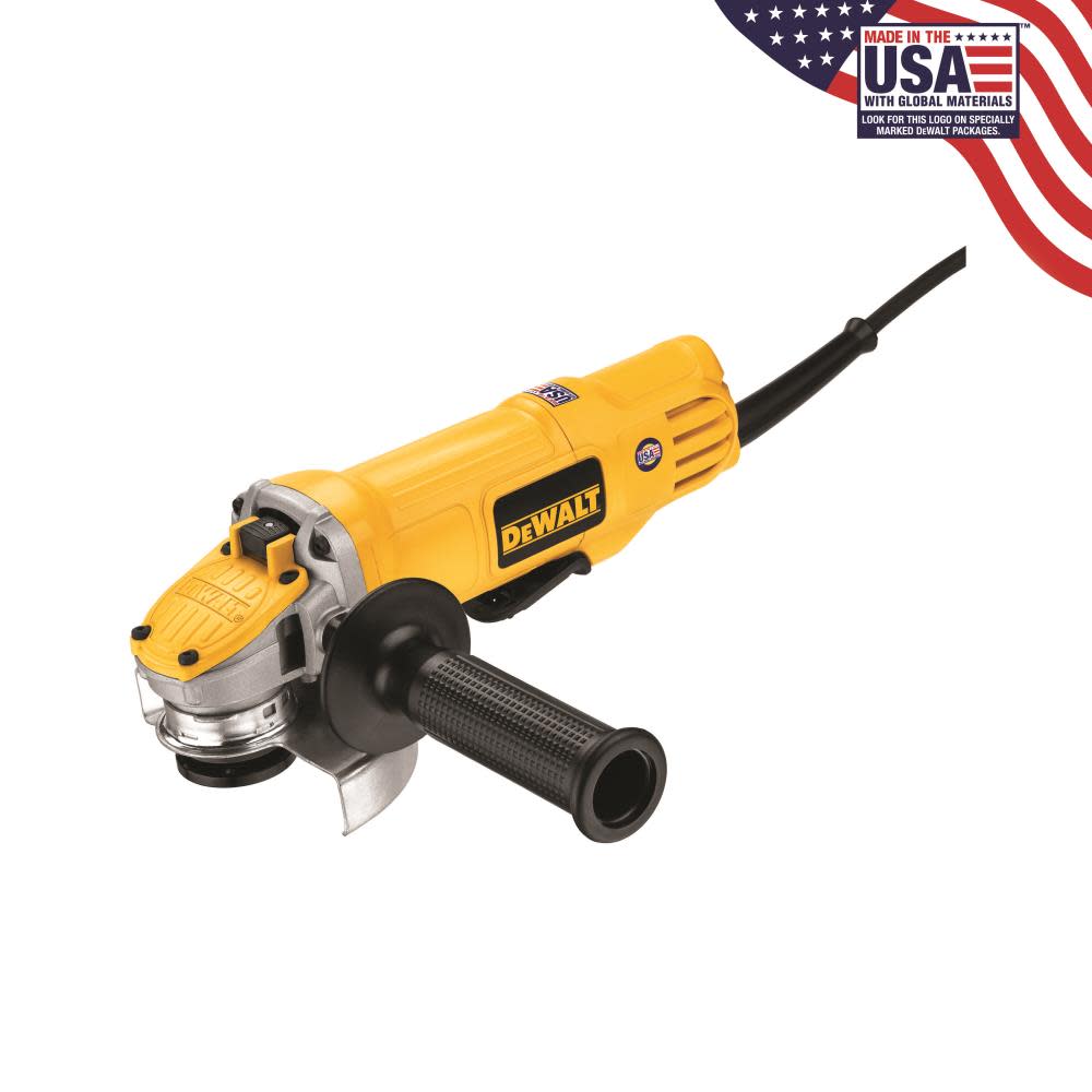 DEWALT 4-1/2 In. Paddle Switch Small Angle Grinder with No Lock On - Ascmtools