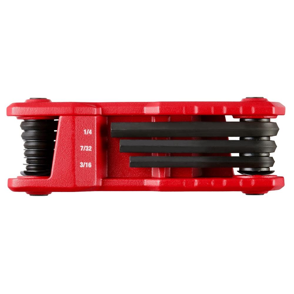 Milwaukee 17 Key Folding Hex Key Sets SAE/Metric 2pc - Ascmtools