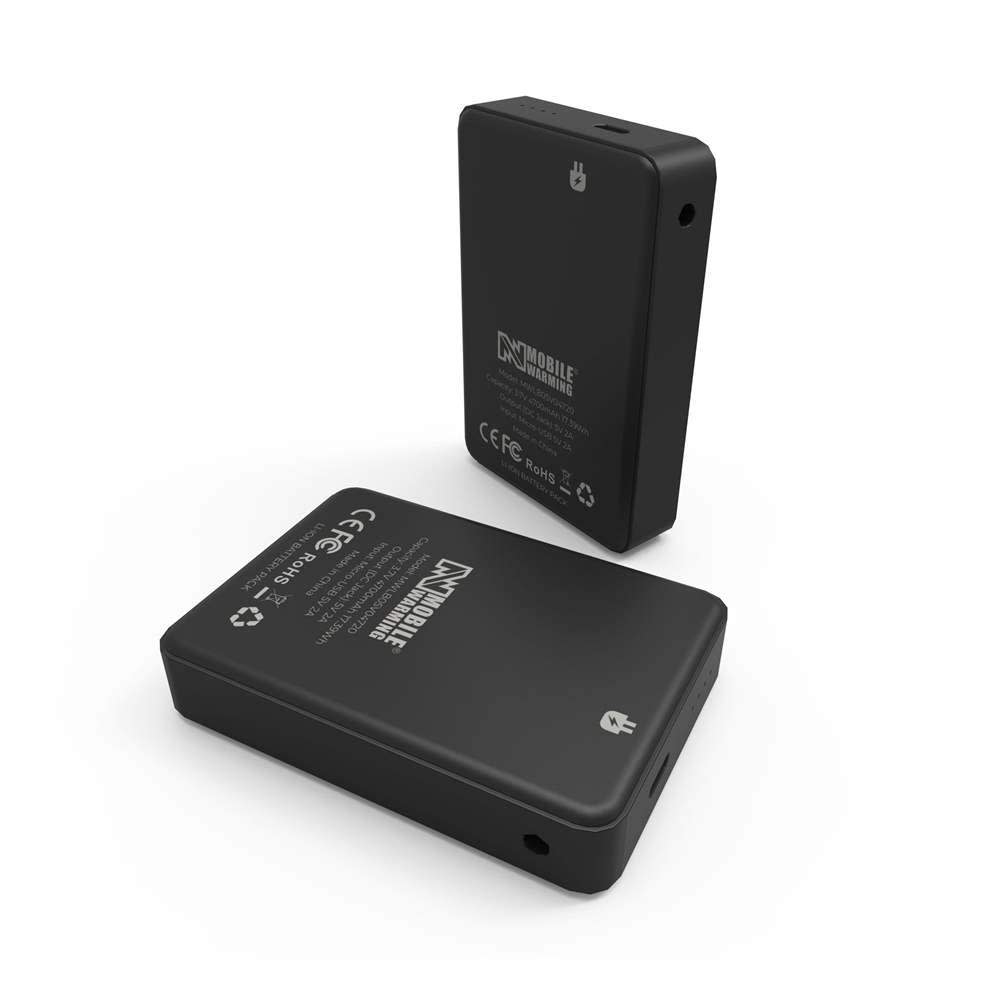 Mobile Warming 5V 4700mAh Black Battery & Cable - Ascmtools