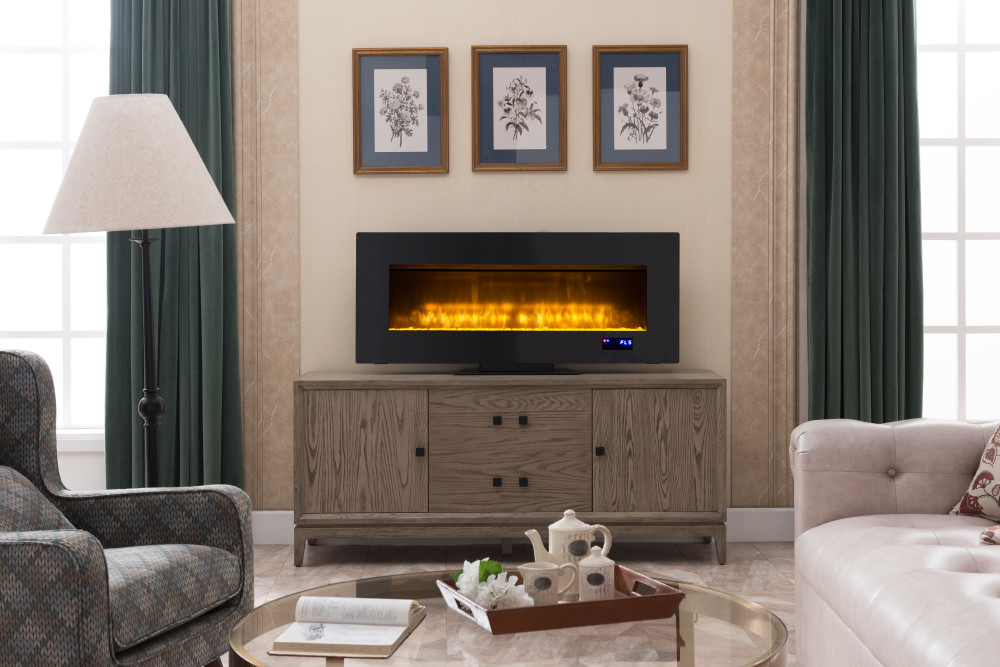 Hearthpro 49″ Wall Mount Fireplace Surface Mount or Freestanding - Ascmtools