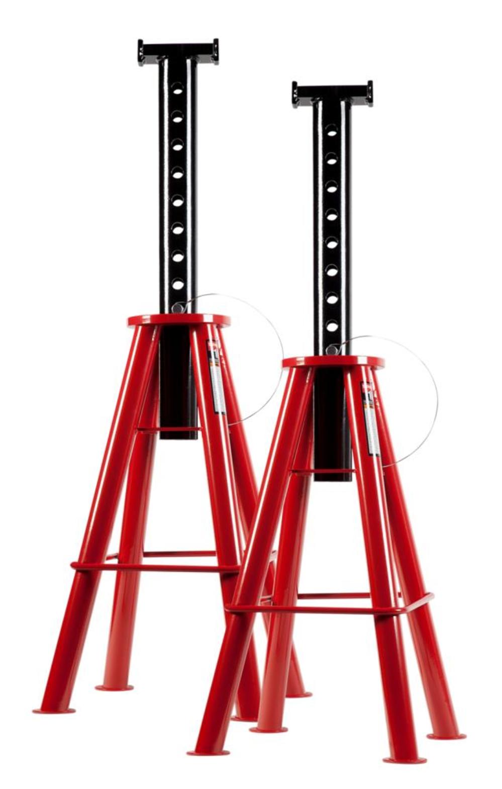 Sunex 10 Ton High Height Pin Type Jack Stands (Pair) - Ascmtools