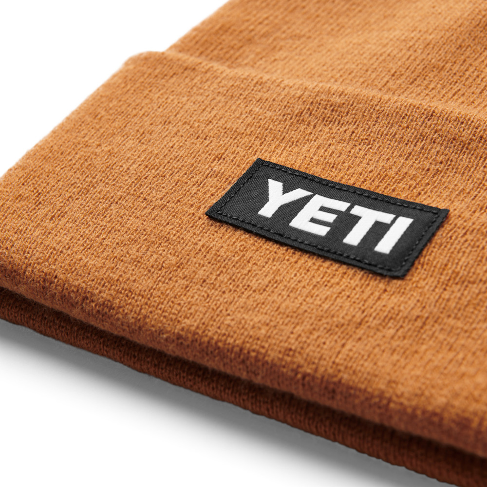 Yeti Logo Gold Acrylic Beanie - Ascmtools