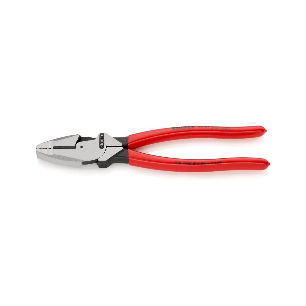 Knipex Linemans Pliers Plastic Coated Handle 240mm - Ascmtools