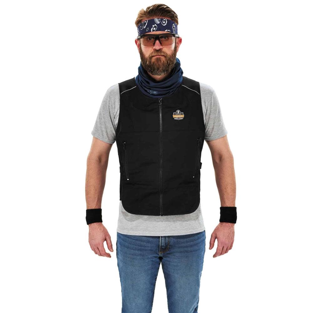 Ergodyne Chill Its 6255 Cooling Vest Black S/M - Ascmtools