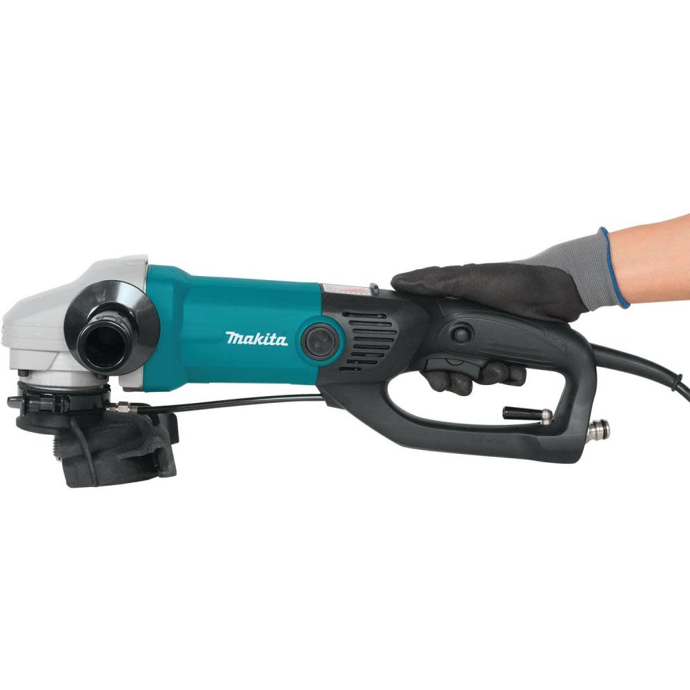 Makita 5 in. Electronic Stone Polisher with Splash Guard - Ascmtools