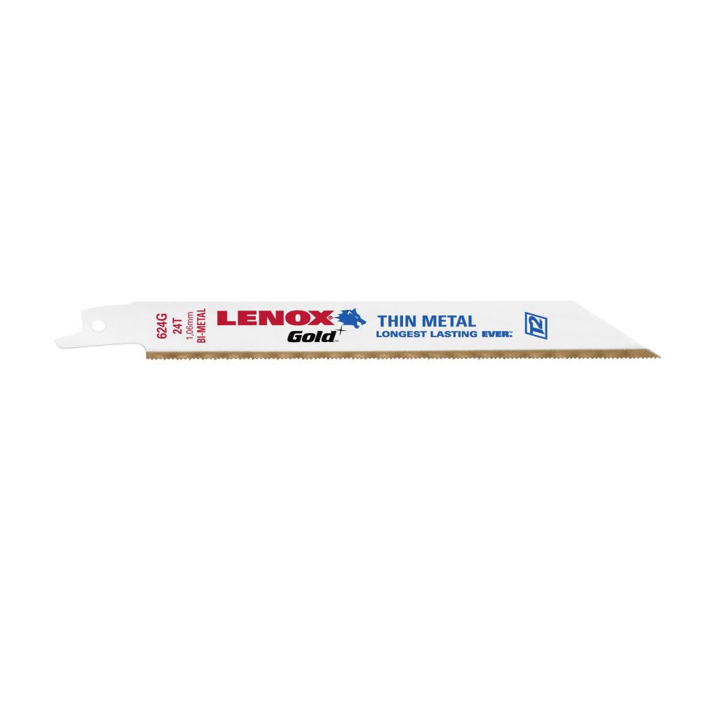 Lenox 6 In. 24 TPI Reciprocating Blade - Ascmtools