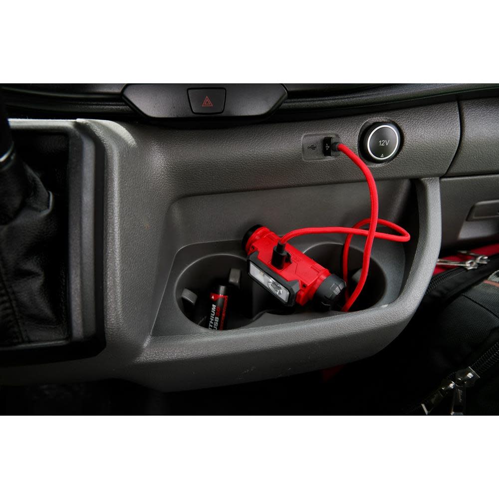 Milwaukee REDLTHIUM USB Hard Hat Headlamp - Ascmtools