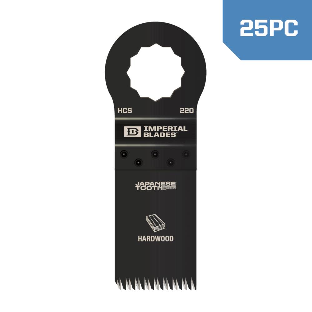 Imperial Blades SuperCut 1 1/4″ Hardwood Blade 25pc - Ascmtools