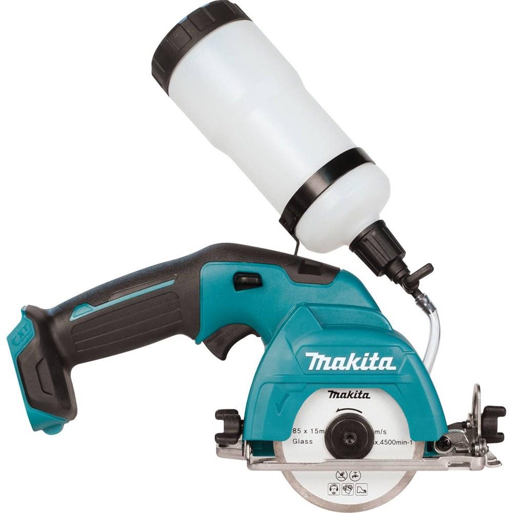 Makita 12 Volt Max CXT Lithium-Ion Cordless 3-3/8 in. Tile/Glass Saw (Tool Only) - Ascmtools