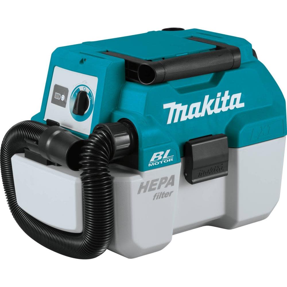 Makita 18V LXT Li-Ion Brushless 2Gal HEPA Wet/Dry Vacuum Tool Only - Ascmtools