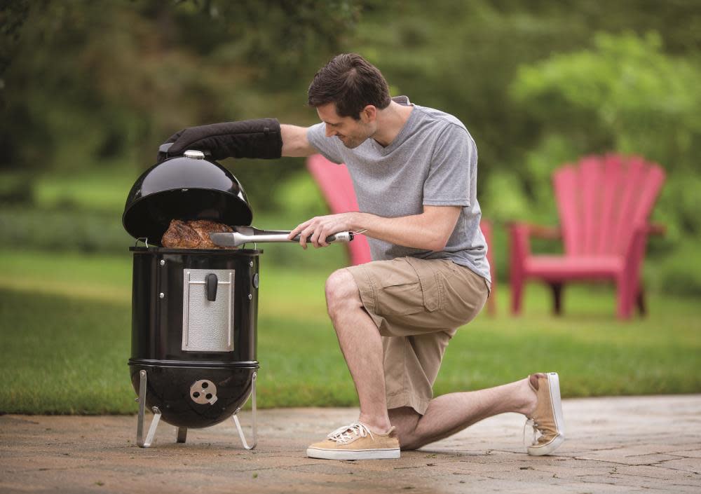 Weber Smokey Mountain Cooker Smoker (14.5 In.) - Ascmtools