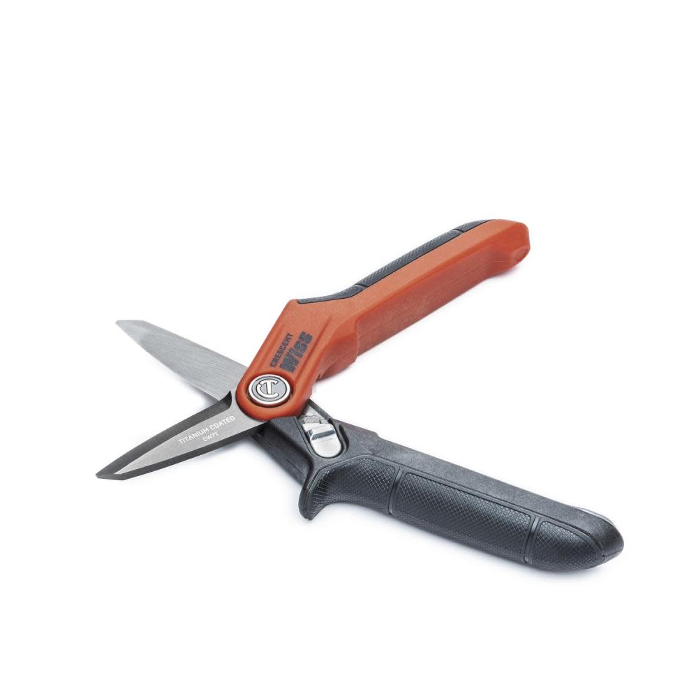 Crescent Wiss 7-1/2″ Tradesman Utility Shears Titanium Coated - Ascmtools